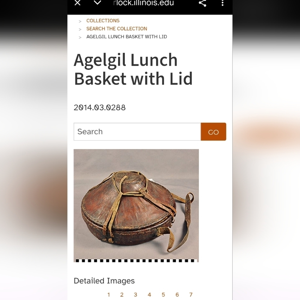 Ethiopian Sherpherds Lunch Basket Antique in GUC - Picture 16 of 16